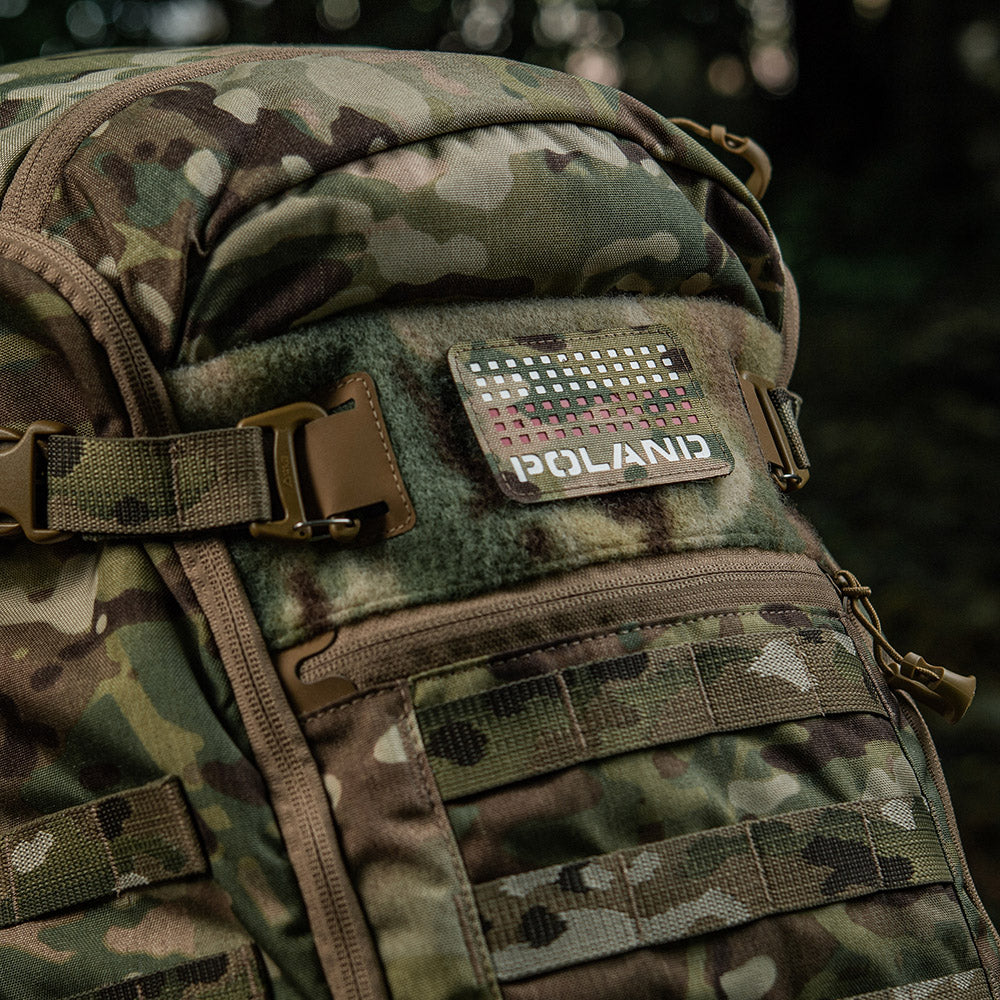 M-Tac patch Poland (with flag) 50x80 Laser Cut