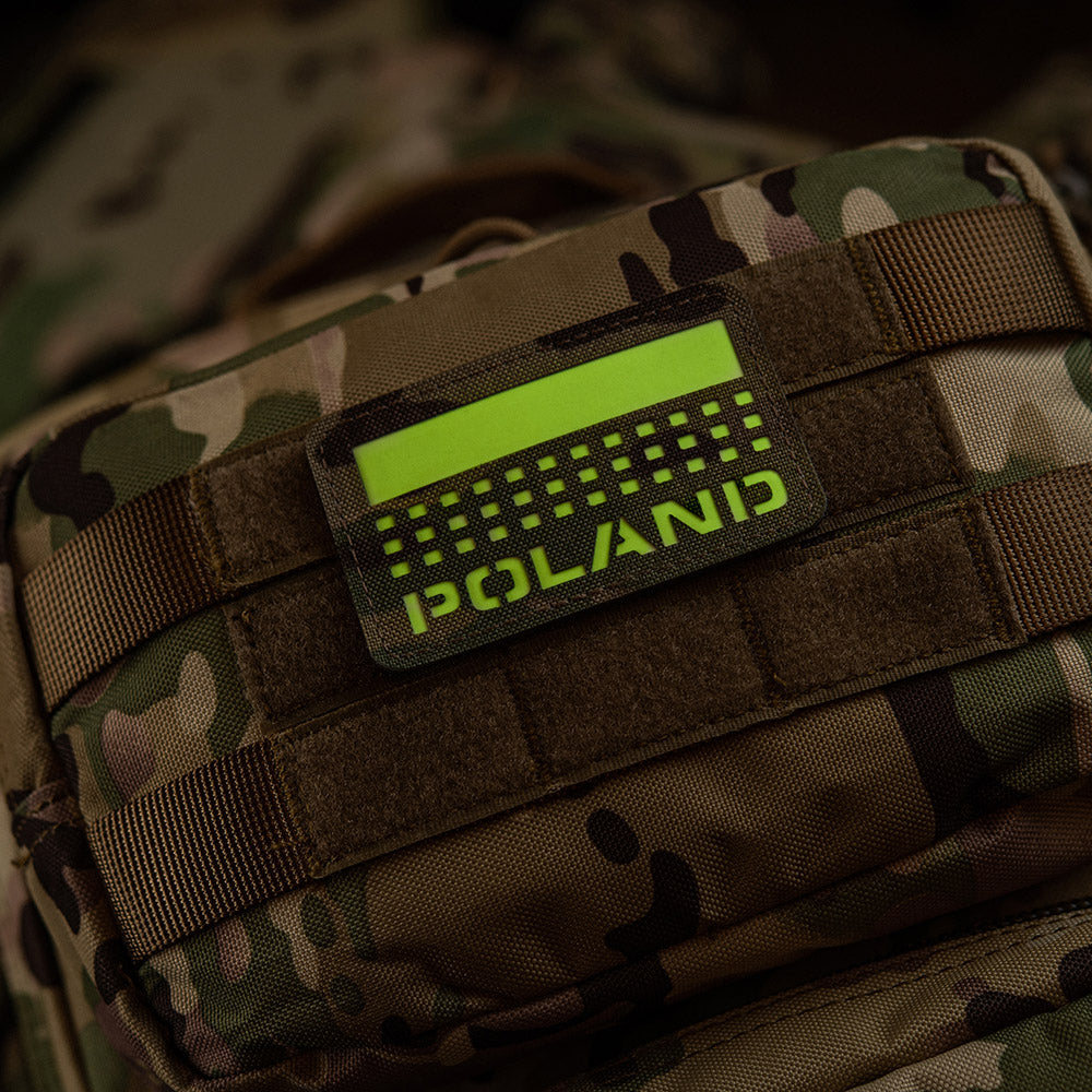 M-Tac patch Poland (with flag) 50x80 Laser Cut