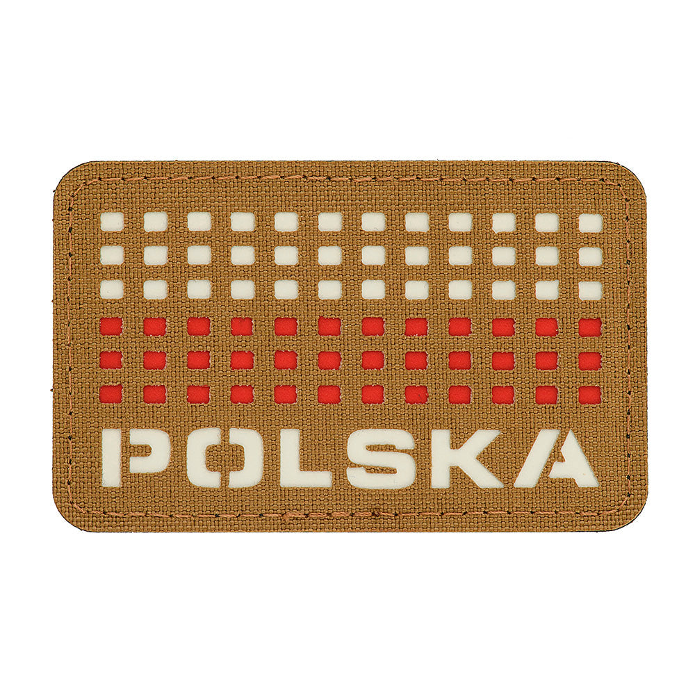 M-Tac patch Polska (with flag) 50x80 Laser Cut