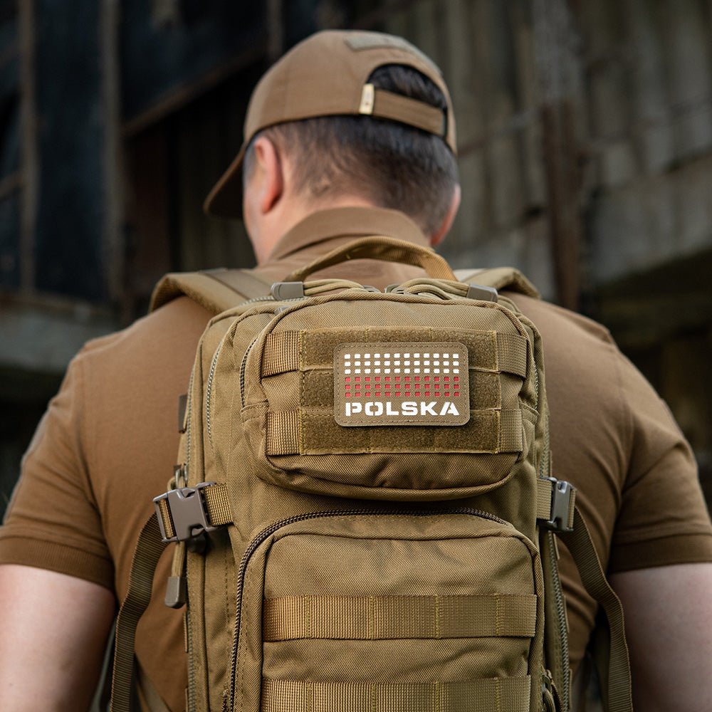 M-Tac patch Polska (with flag) 50x80 Laser Cut