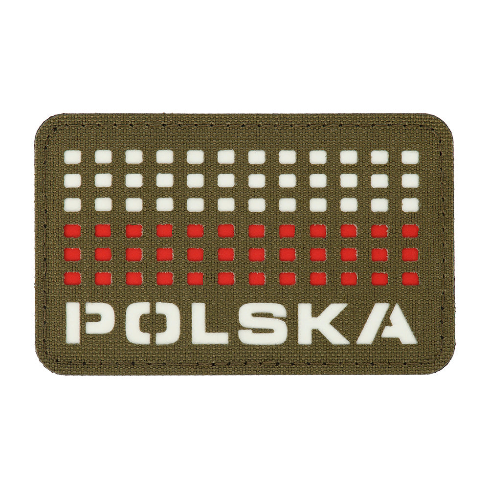 M-Tac patch Polska (with flag) 50x80 Laser Cut