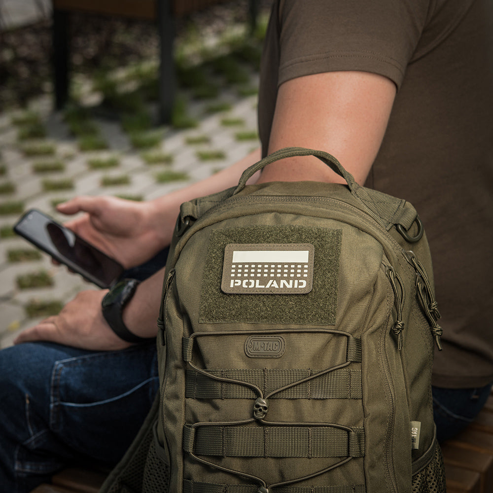 M-Tac patch Polska (with flag) 50x80 Laser Cut