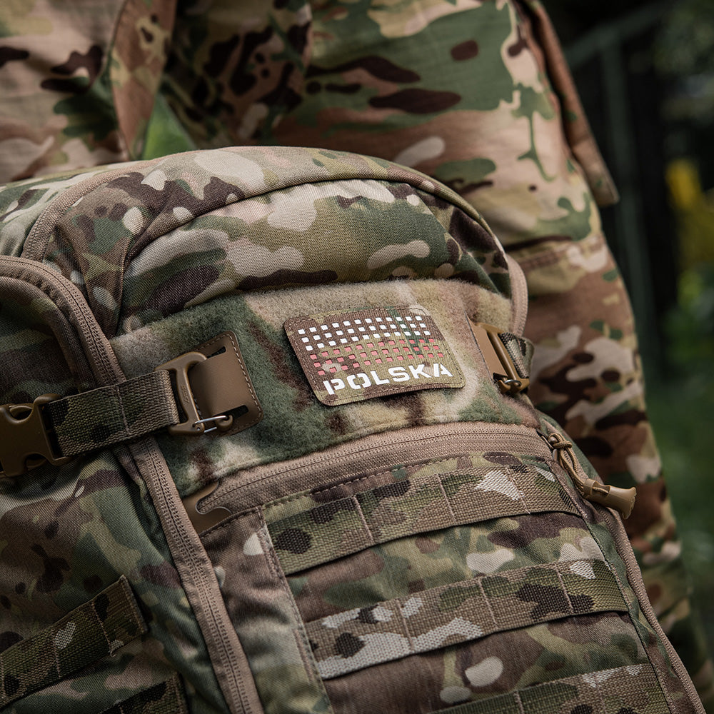 M-Tac patch Polska (with flag) 50x80 Laser Cut