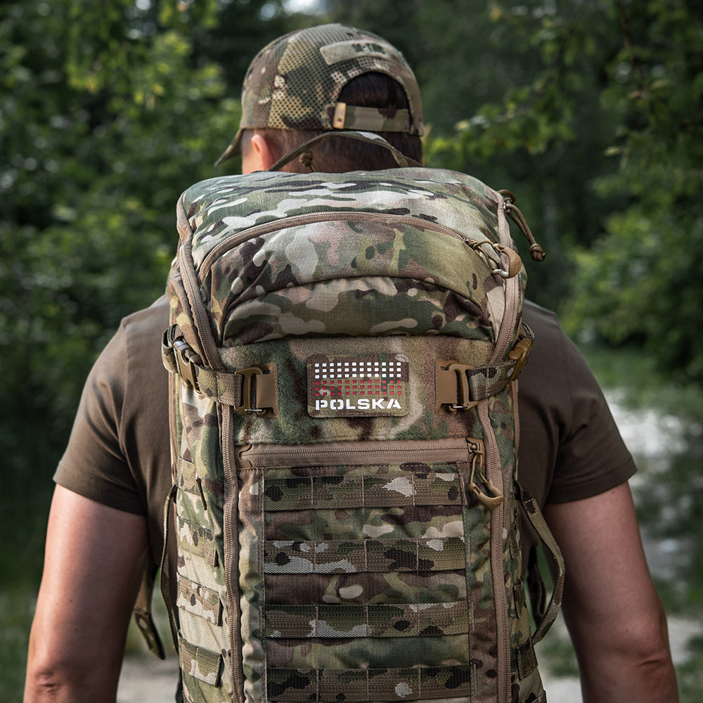 M-Tac patch Polska (with flag) 50x80 Laser Cut