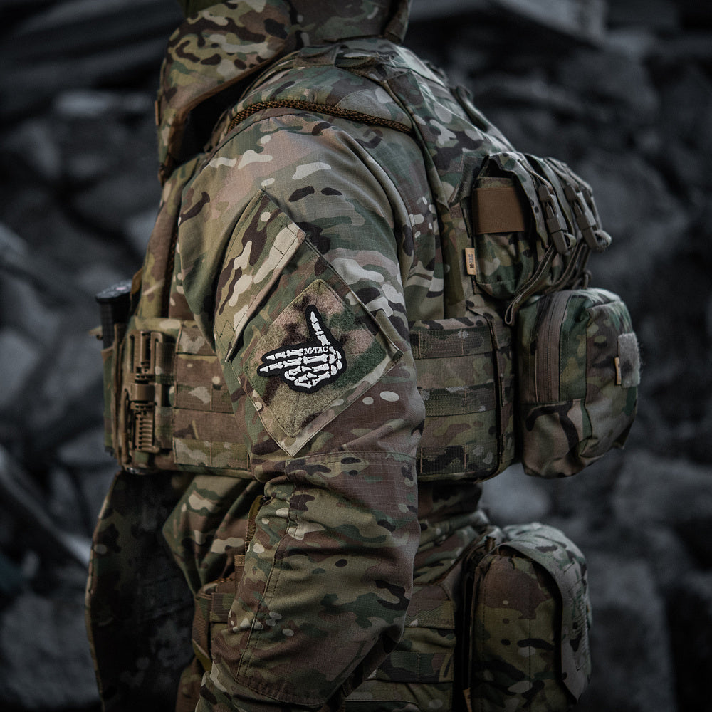 M-Tac patch Skeleton shooter (embroidery)