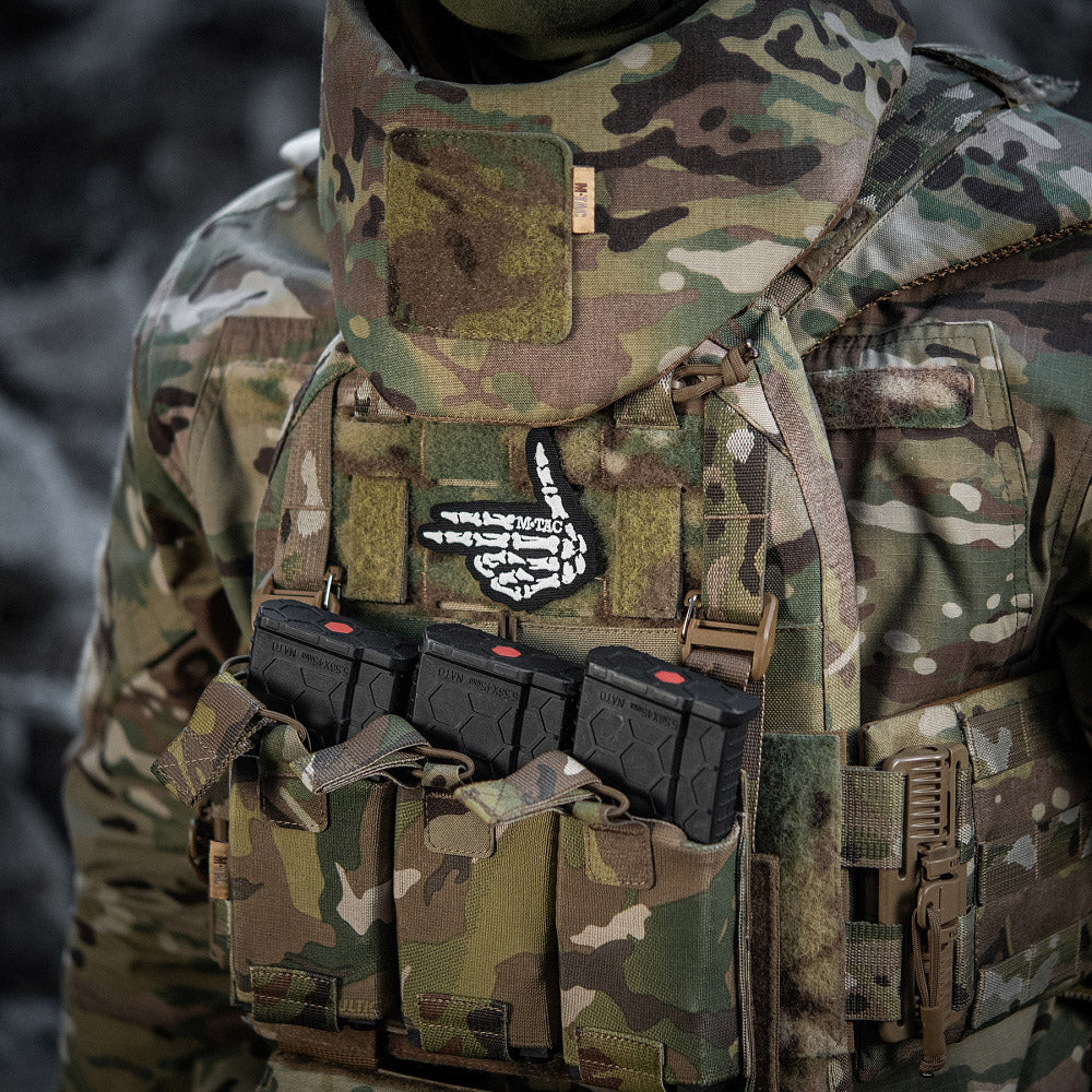 M-Tac patch Skeleton shooter (embroidery)