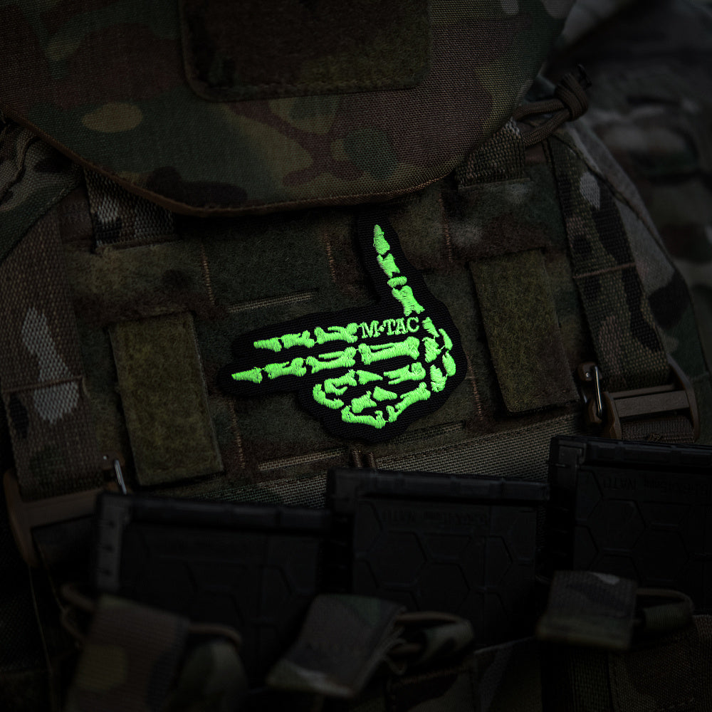 M-Tac patch Skeleton shooter (embroidery)