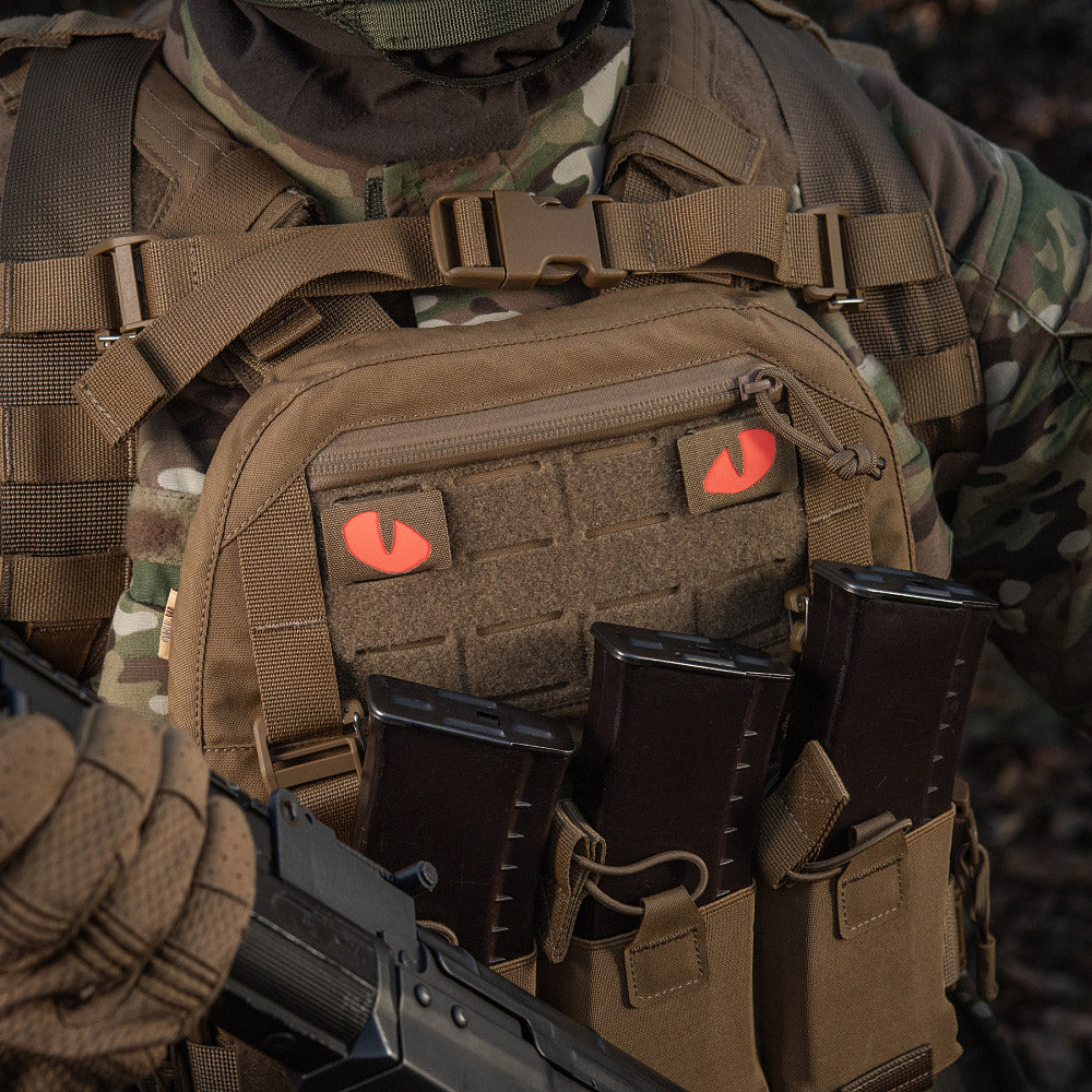 M-Tac patch Tiger Eyes Laser Cut (couple)