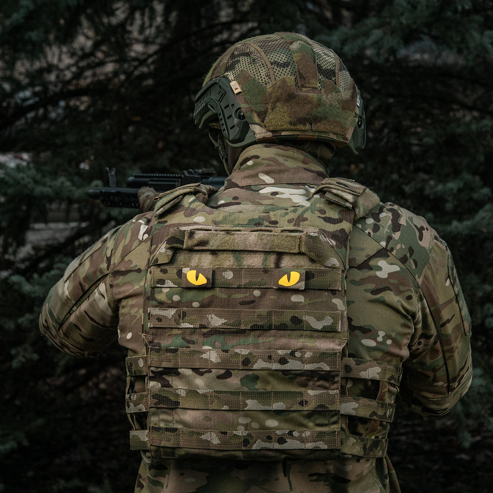 M-Tac patch Tiger Eyes Laser Cut (couple)