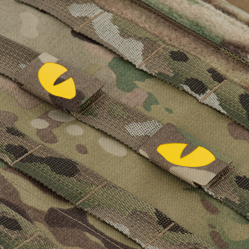 M-Tac patch Tiger Eyes Laser Cut (couple)