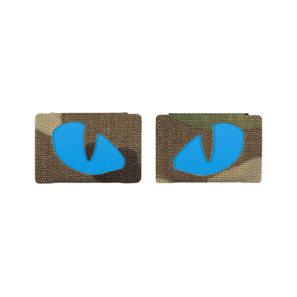 M-Tac patch Tiger Eyes Laser Cut (couple) Ranger Green/Blue/GID