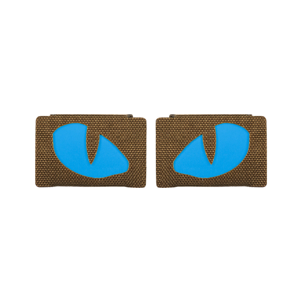 M-Tac patch Tiger Eyes Laser Cut (couple) Ranger Green/Blue/GID