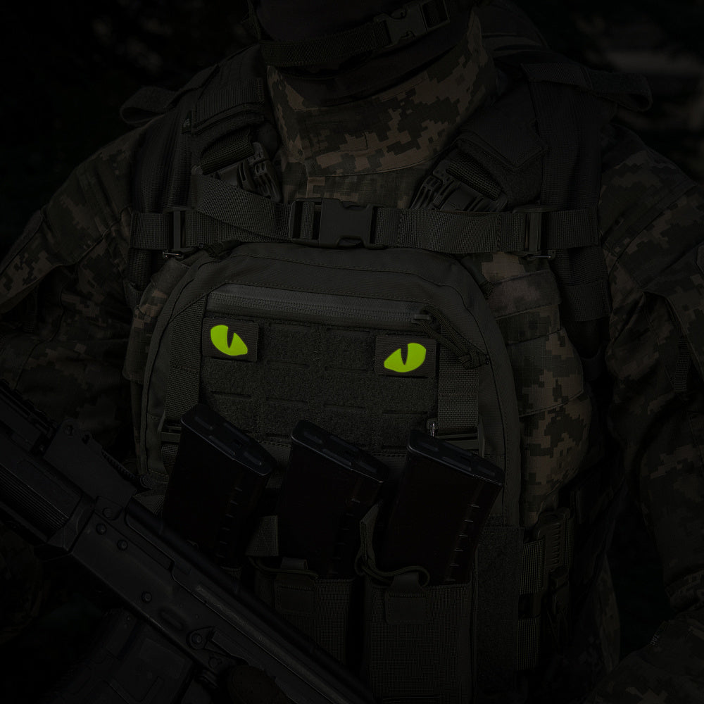 M-Tac patch Tiger Eyes Laser Cut (couple)