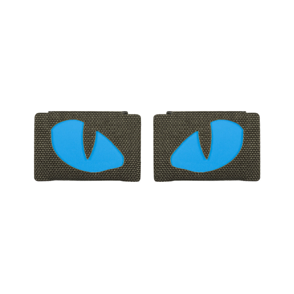 M-Tac patch Tiger Eyes Laser Cut (couple) Ranger Green/Blue/GID
