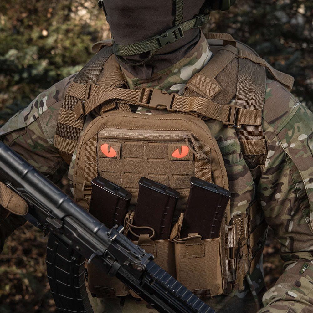 M-Tac patch Tiger Eyes Laser Cut (couple)