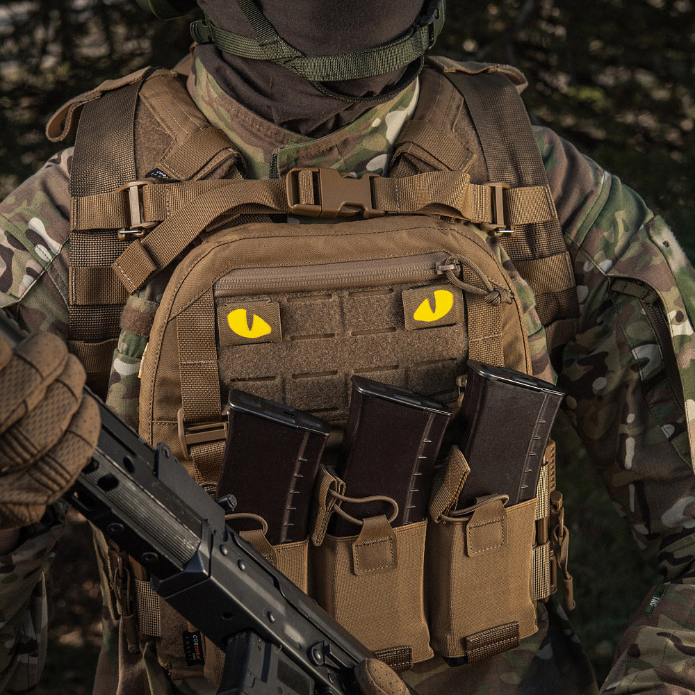 M-Tac patch Tiger Eyes Laser Cut (couple)