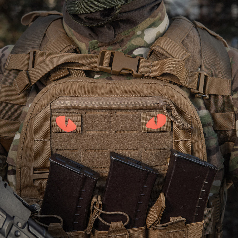 M-Tac patch Tiger Eyes Laser Cut (couple)