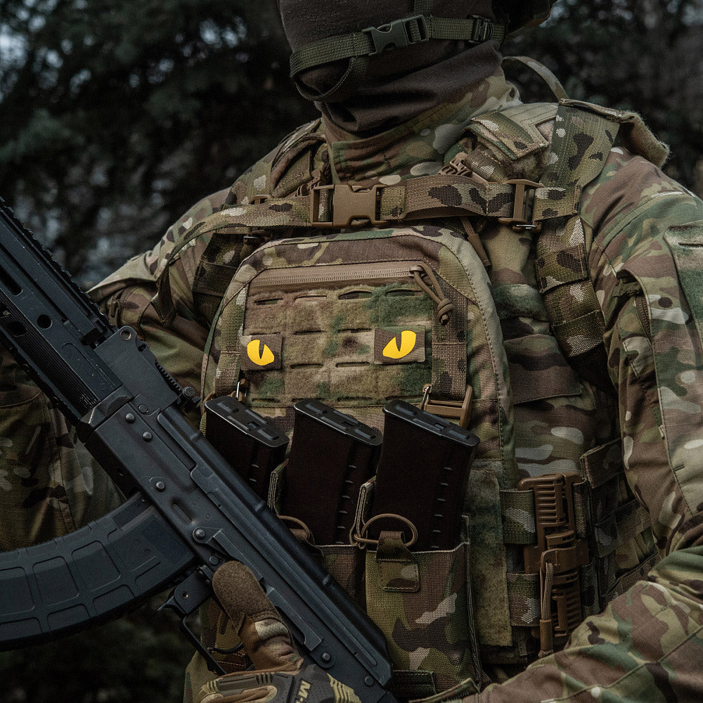 M-Tac patch Tiger Eyes Laser Cut (couple)