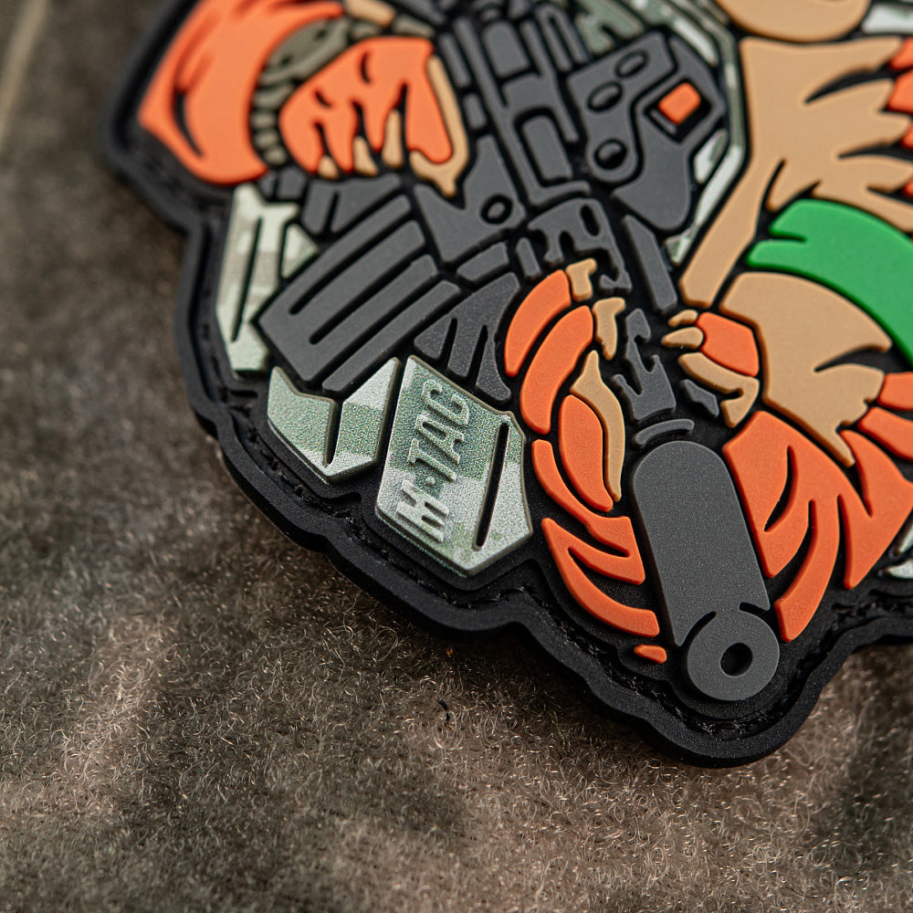 M-Tac patch Tiger Green tape PVC