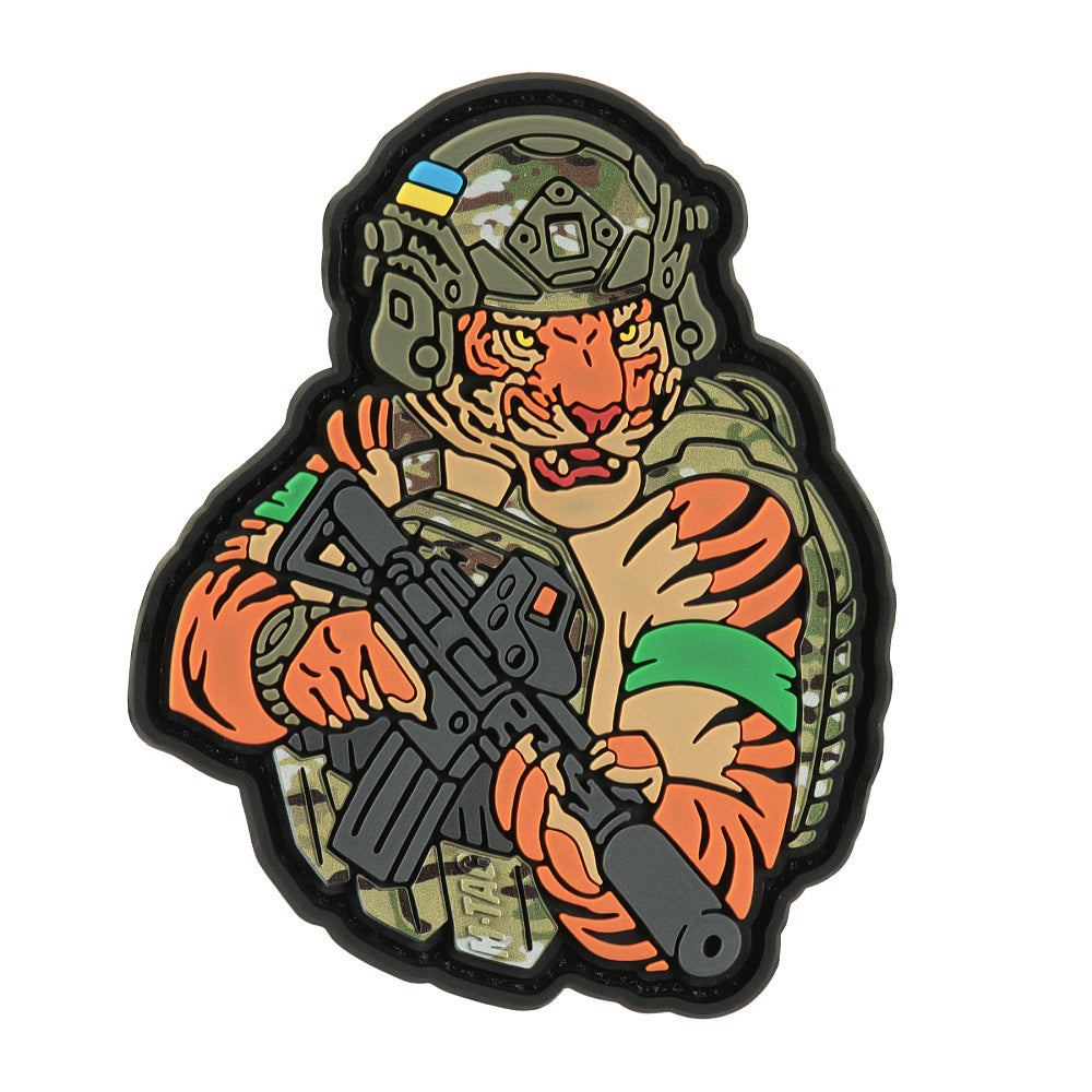 M-Tac patch Tiger Green tape PVC