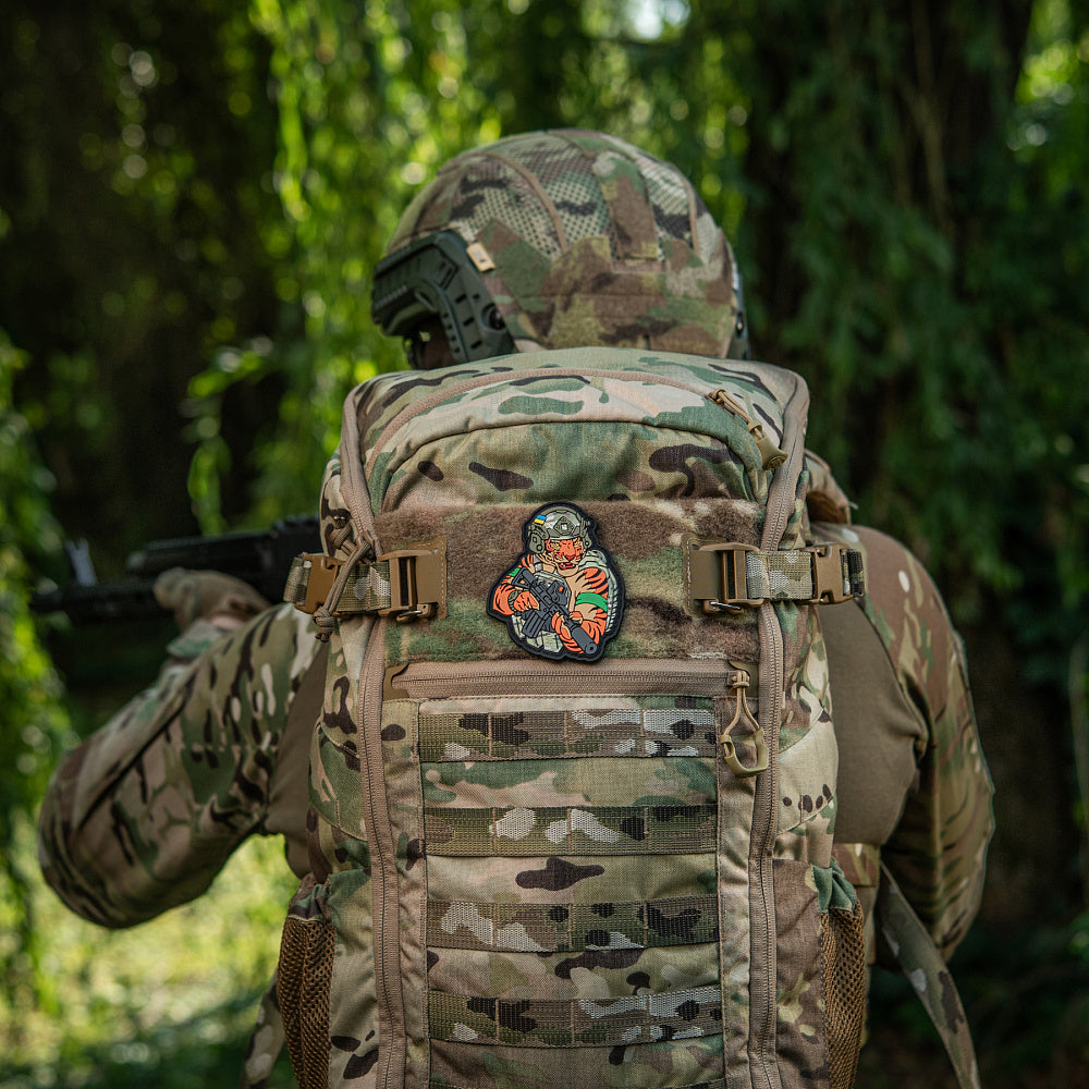 M-Tac patch Tiger Green tape PVC