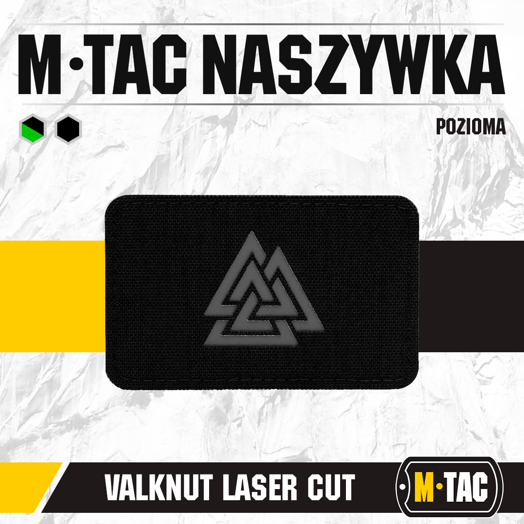 M-Tac patch Valknut horizontal Laser Cut