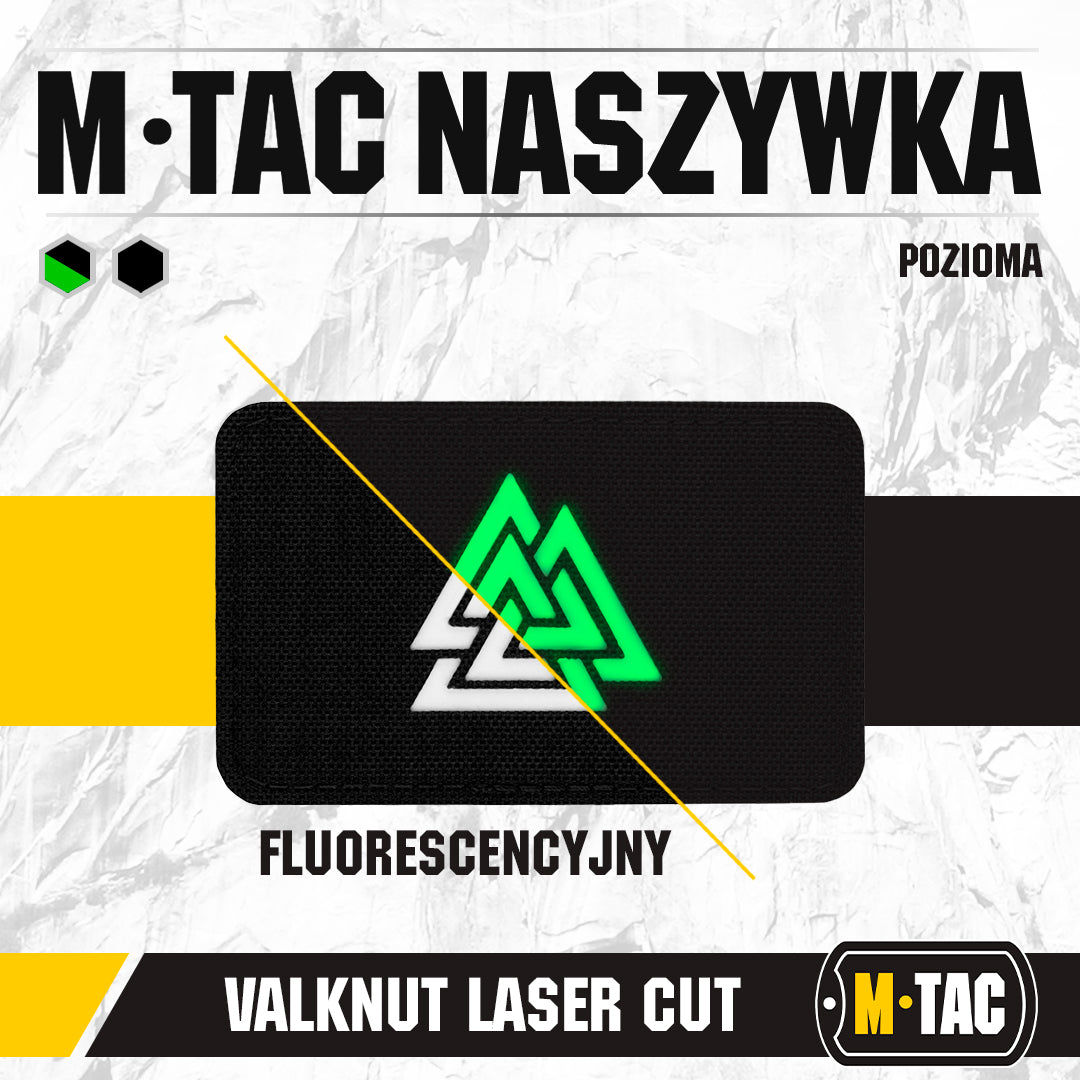 M-Tac patch Valknut horizontal Laser Cut