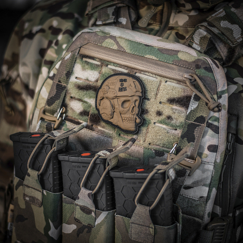 M-Tac Patch War is Hell 3D PVC Olive