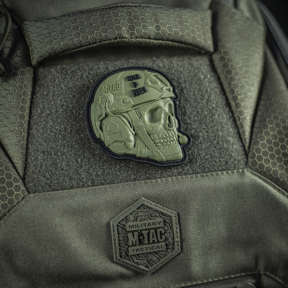 M-Tac Patch War is Hell 3D PVC Olive
