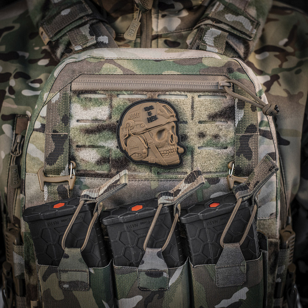 M-Tac Patch War is Hell 3D PVC Olive