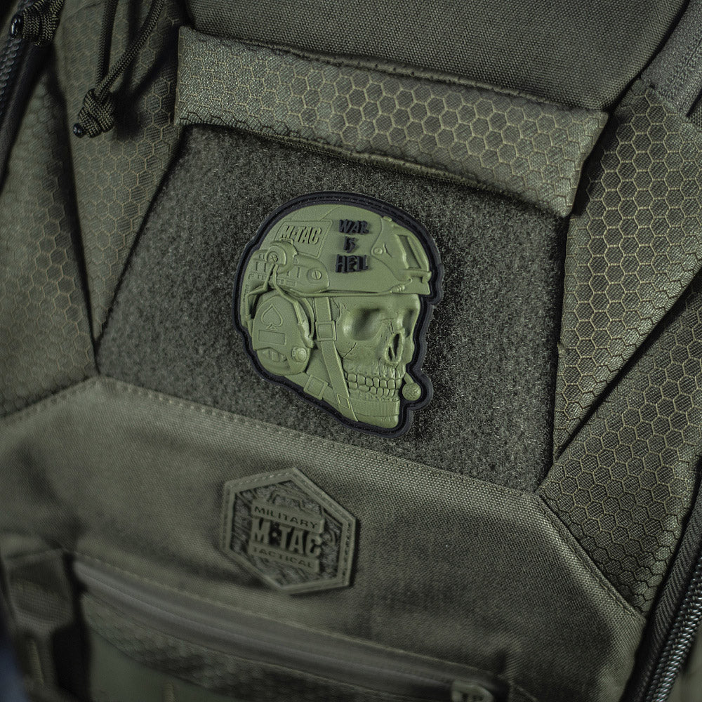 M-Tac Patch War is Hell 3D PVC Olive