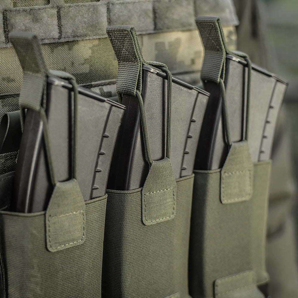 M-Tac Pouch Elastic Triple Magazine Elite Laser Cut