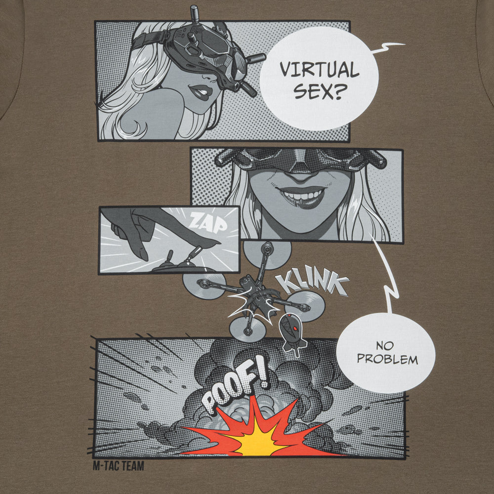 M-Tac T-Shirt Comics Drone Girl