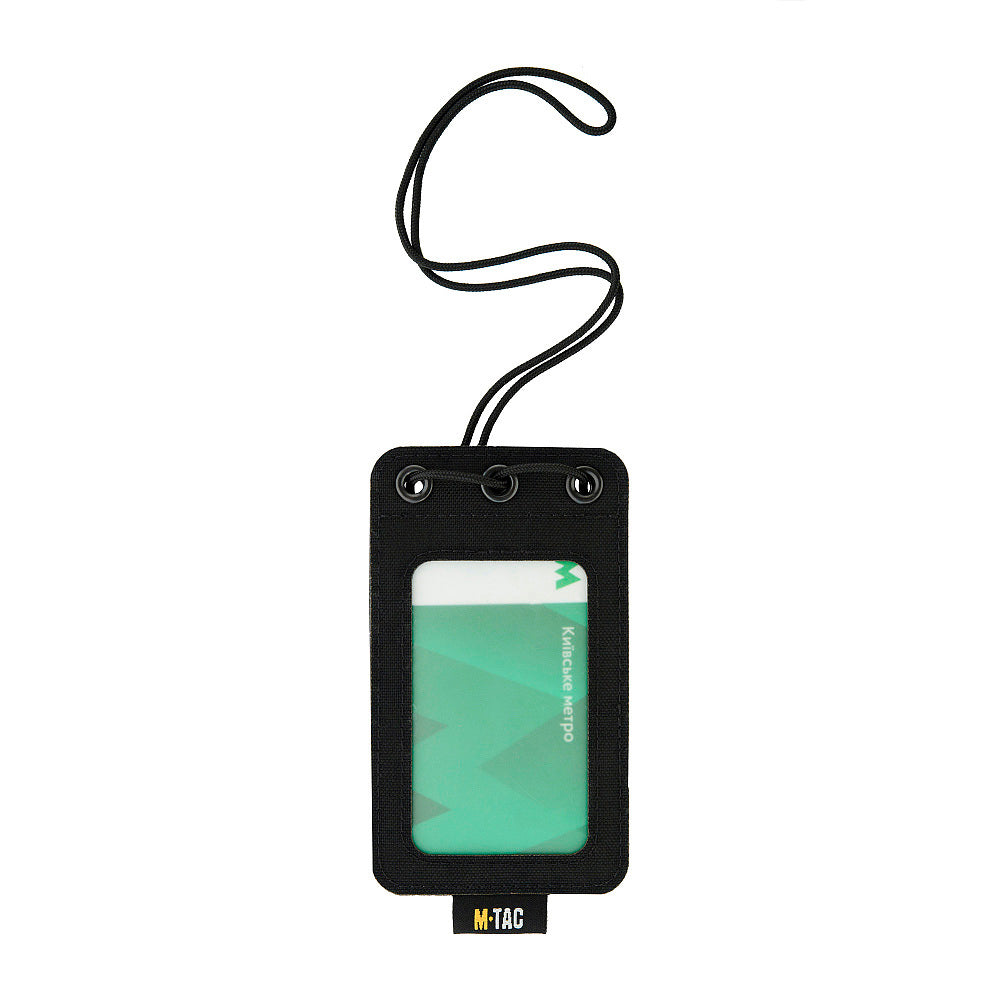 M-Tac Tactical Badge Holder Hanging ID Card Case Hook Surface Draw Cord
