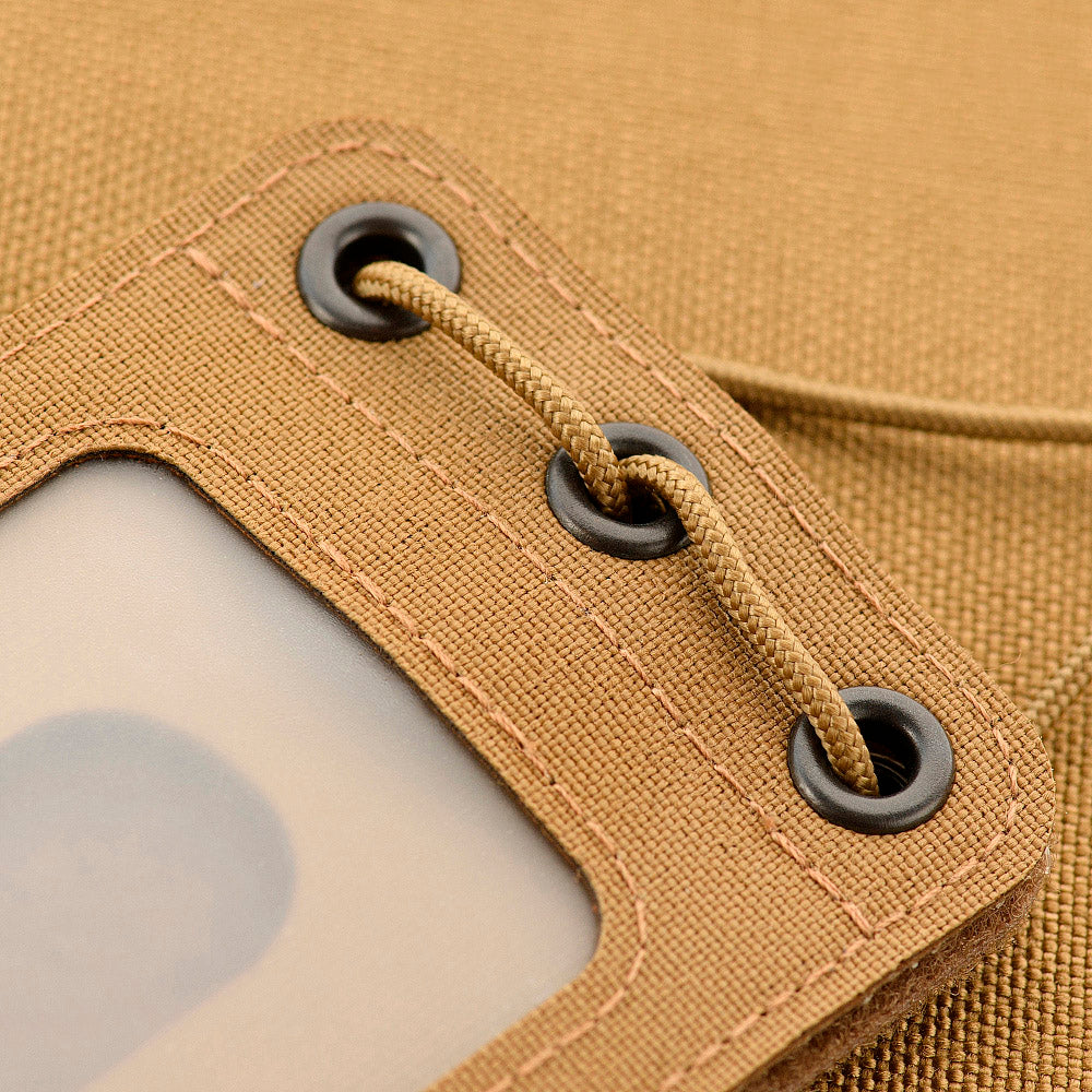 M-Tac Tactical Badge Holder Hanging ID Card Case Hook Surface Draw Cord