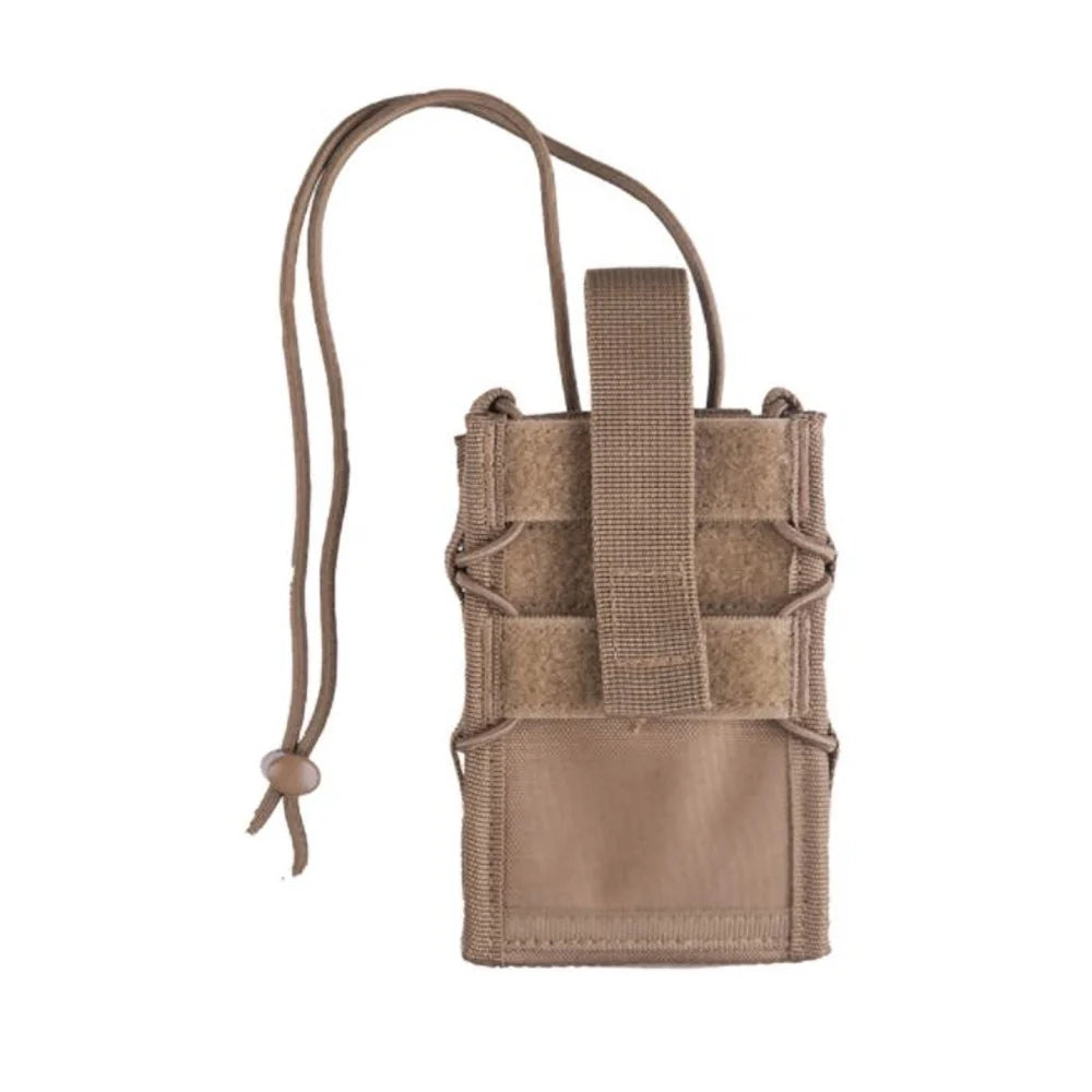 Mil-Tec - MOLLE Radio Pouch // Coyote-1-XtraGrej
