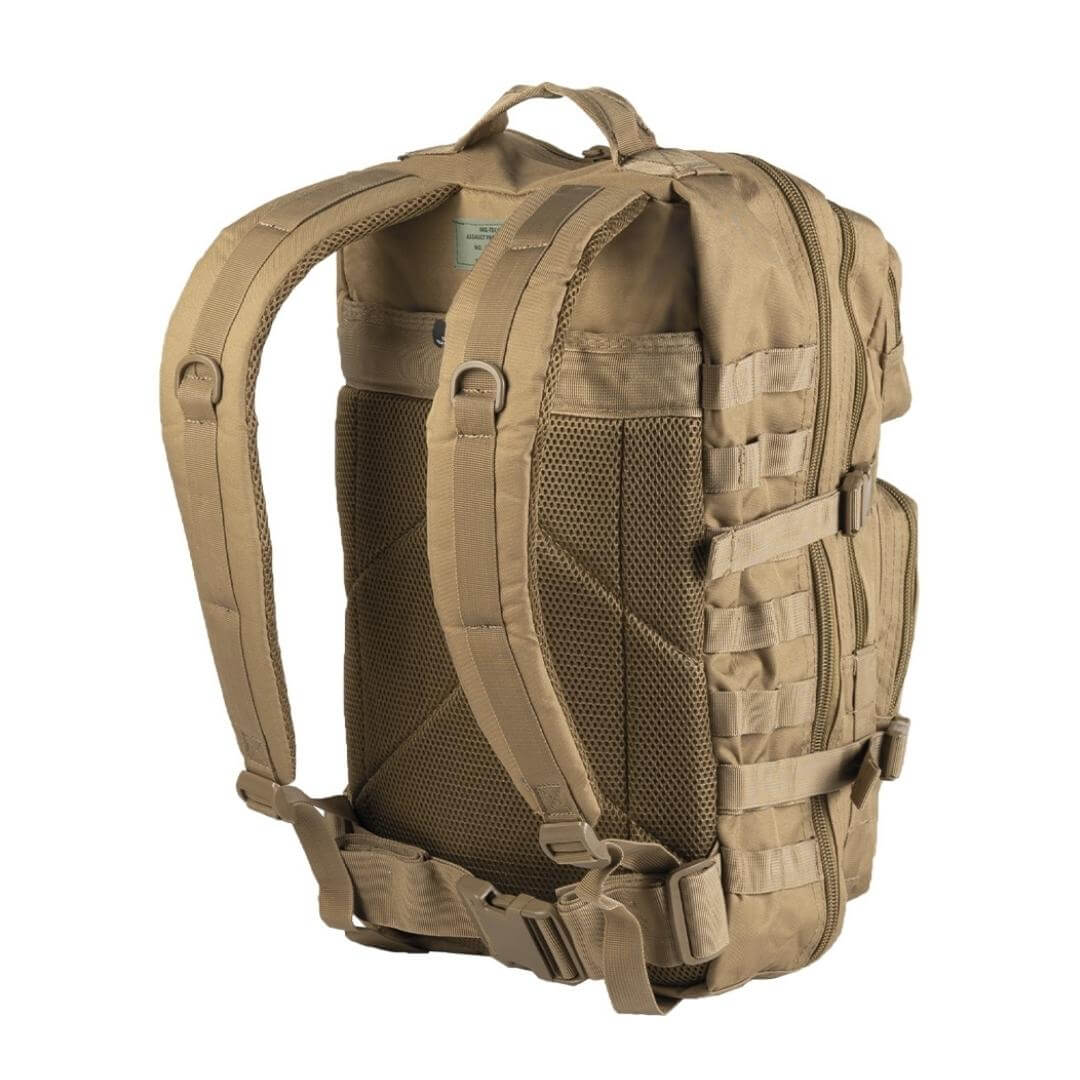 Mil-Tec - US Assault Pack Large 36L Rygsæk // Coyote-1-XtraGrej