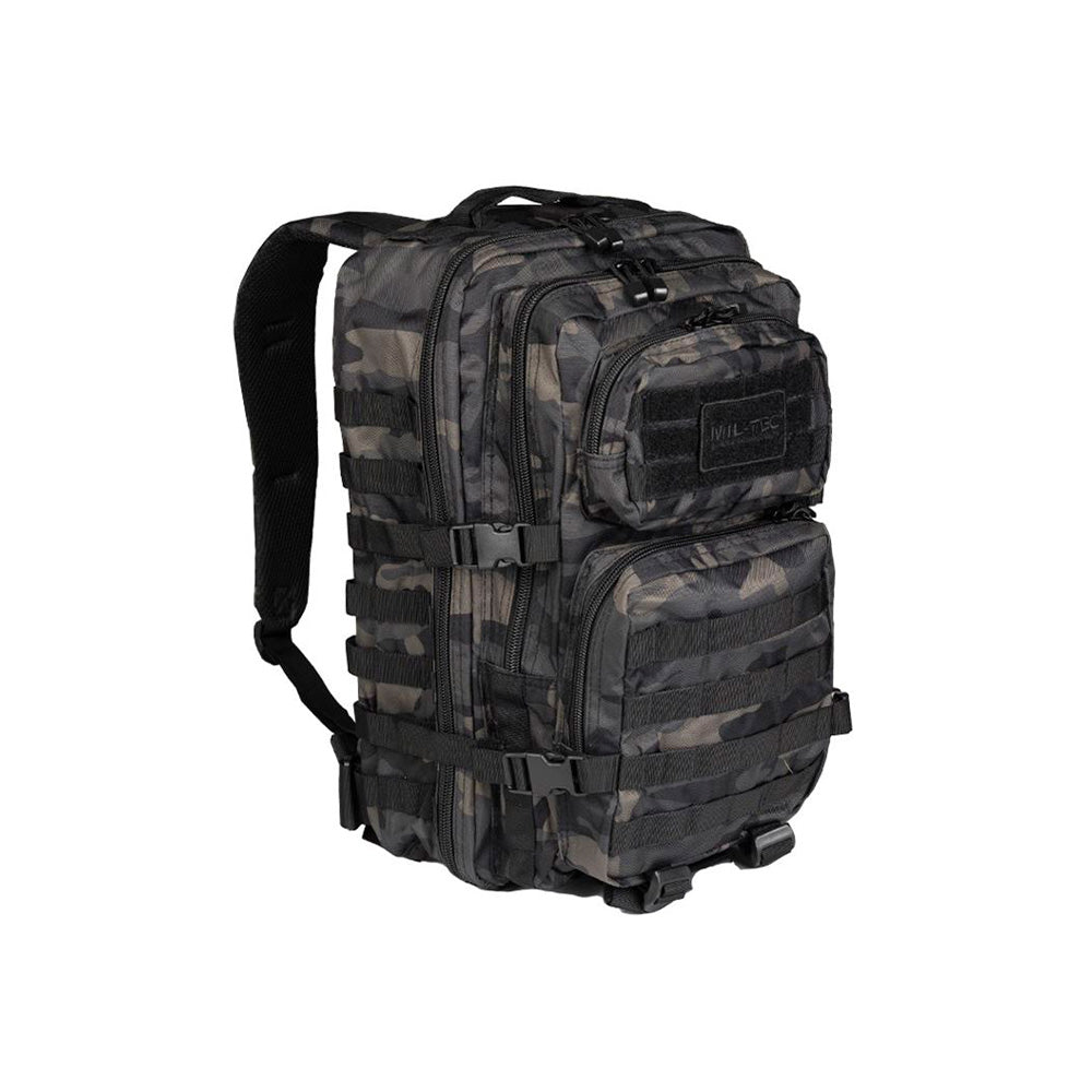 Mil-Tec - US Assault Pack Large 36L Rygsæk // Dark Camo-1-XtraGrej