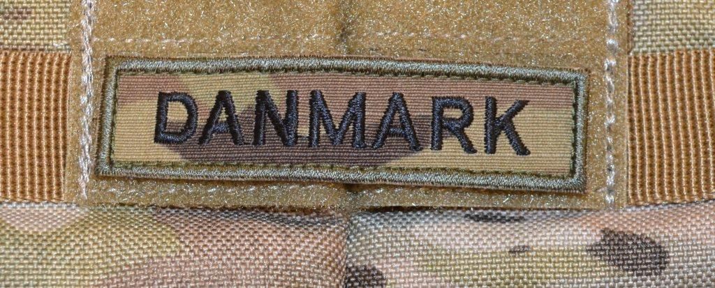 Danmark på Velcro Patch - Multicam