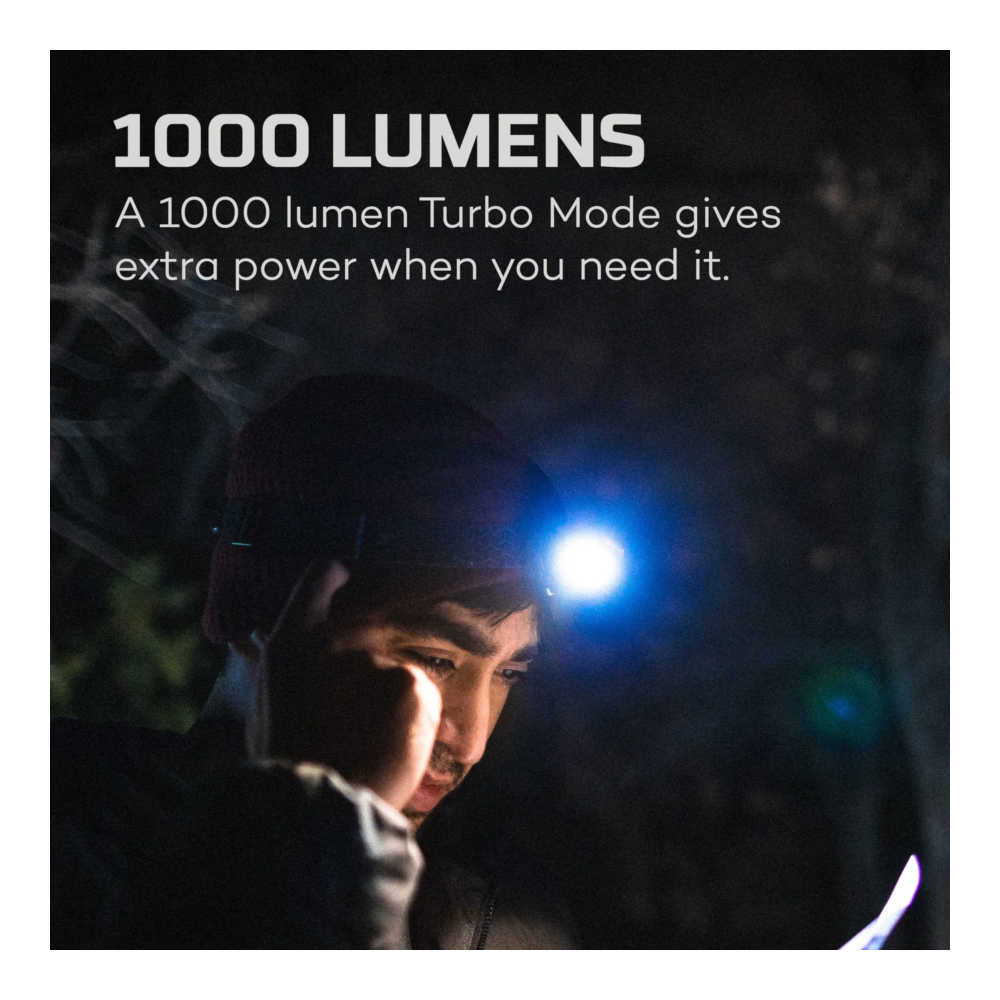 Nebo - EINSTEIN FLEX 1000 Genopladelig Pandelampe 1000 Lumen-6-XtraGrej