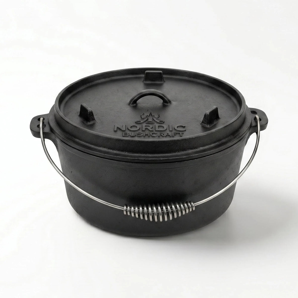 Nordic Bushcraft - 16L Dutch Oven Støbejernsgryde-1-XtraGrej