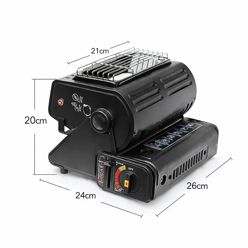 Readybox - 2-i-1 Gasvarmer & Gaskomfur-3-XtraGrej