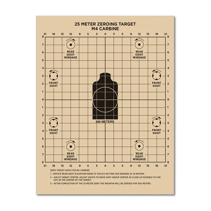 Rite In The Rain - 25 Meter Zeroing Target-1-XtraGrej