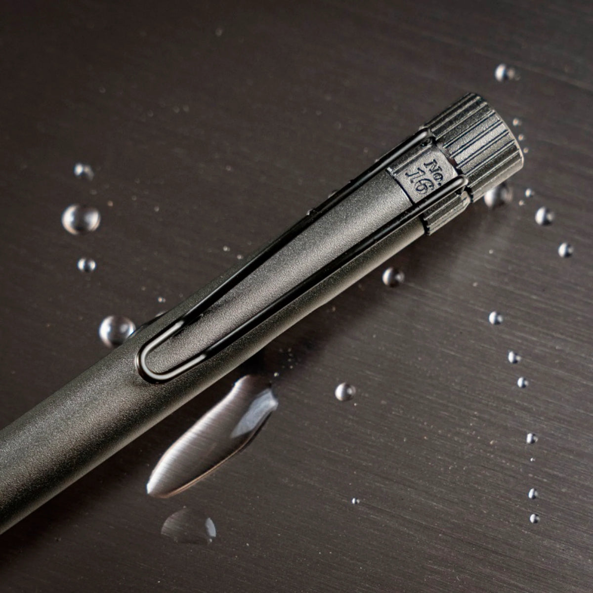 Rite In The Rain - Gunmetal Botl-Action Pen // Gunmetal-2-XtraGrej