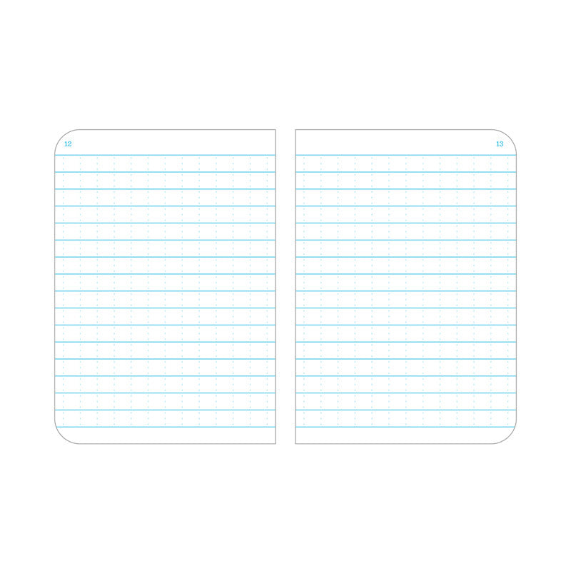 Rite In The Rain - Mini Stapled Notebook (3-pak) // Gul-3-XtraGrej