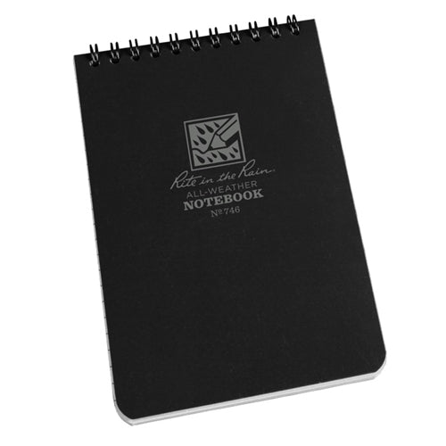Rite In The Rain - Tactical Notebook, Lårlomme - SORT