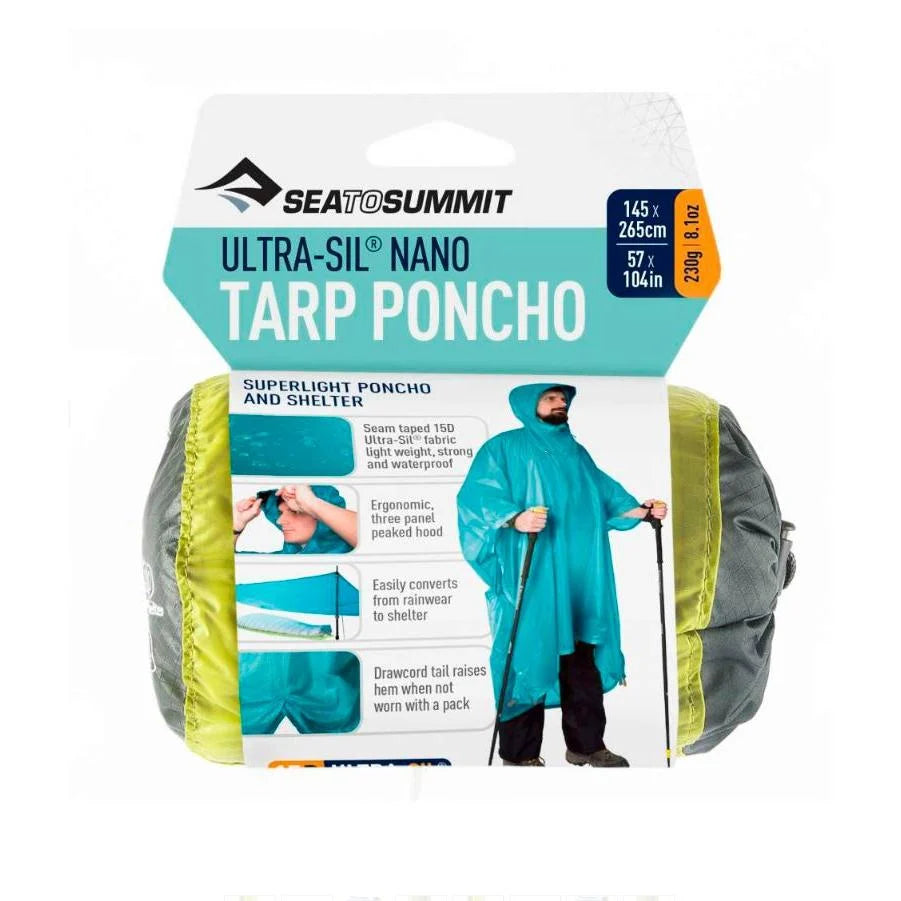 Sea to Summit - Ultra-Sil Nano Tarp Poncho // Lime Grøn-3-XtraGrej