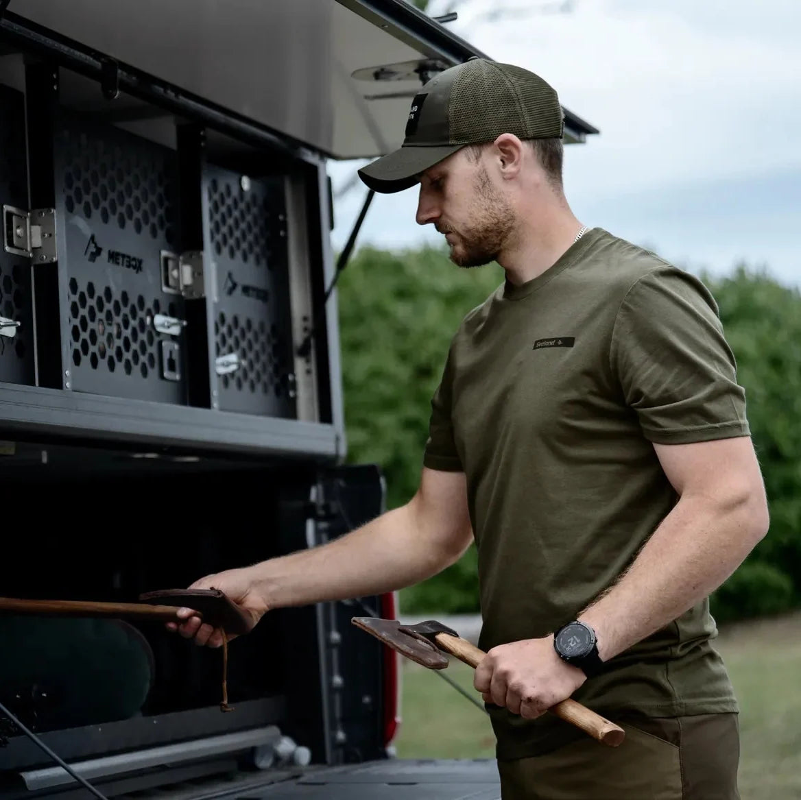 Seeland - 3-Pak T-shirt // Pine Green / Military Olive / Grape Leaf-6-XtraGrej