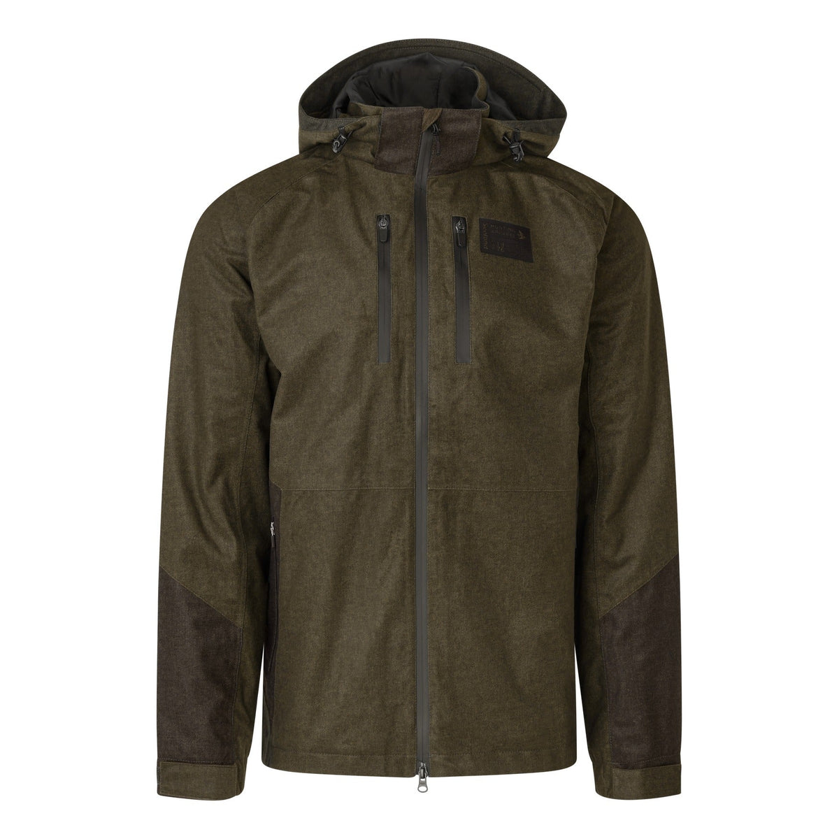 Seeland - Quest Jakke // Pine Green Melange-1-XtraGrej