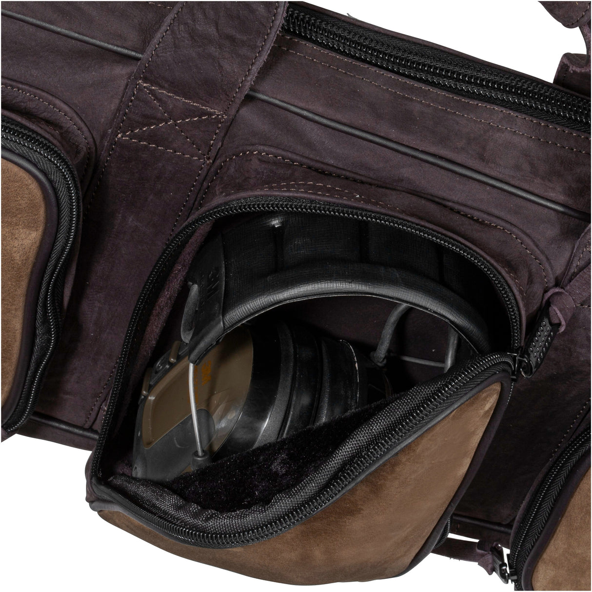 Parforce - Hylster til lang pistol All-in læder tofarvet